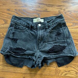 Vtg 2000's tag hollister high rise short jean shorts